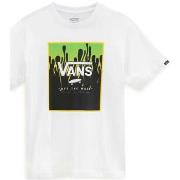 T-shirt enfant Vans T-Shirt Print Box Boys White/slime