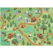 Tapis Rugsx TAPIS REBEL ROADS Wild life 90 Forêt, 95x133 cm