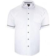 Chemise Doublissimo chemisette forte taille motifs a pois piccoli blan...