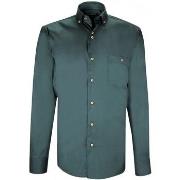 Chemise Emporio Balzani chemise coupe droite business matteo vert