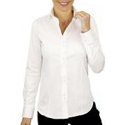 Chemise Andrew Mc Allister chemise femme unie carmen blanc