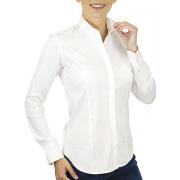 Chemise Andrew Mc Allister chemise femme col casse col casse blanc