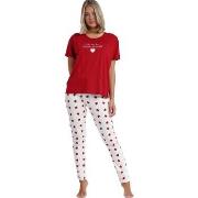 Pyjamas / Chemises de nuit Admas Pyjama pantalon t-shirt Dans Mon Coeu...