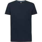 T-shirt Petrol Industries T-Shirt Rayures Bleu Foncé