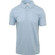 T-shirt Knowledge Cotton Apparel Polo De Lin Bleu Clair