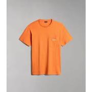 T-shirt Napapijri S-MORGEZ NP0A4GBP-A1X ORANG AMBER