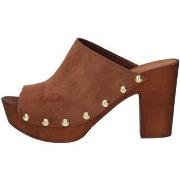 Sandales Pregunta ME37551 Sabot Femme CUIR