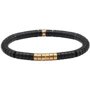 Bracelets Sixtystones Bracelet Heishi Métal Série Acier Noir -Small-16...