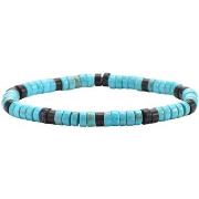 Bracelets Sixtystones Bracelet Perles Heishi Turquoise Agate -XS-14cm