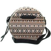 Sac Bandouliere LANCASTER Sac porté travers rond ref_48364 Noir 21*21*...