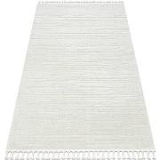 Tapis Rugsx Tapis SEVILLA AC53B rayures blanc Franges berbère 120x170 ...