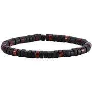 Bracelets Sixtystones Bracelet Heishi Oeil de Tigre Rouge-Large-20cm