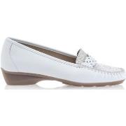 Derbies Moc's Chaussures confort Femme Blanc