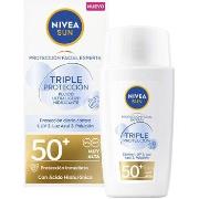 Protections solaires Nivea Sun Triple Protection Fluide Visage Ultralé...