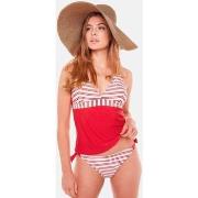 Maillots de bain Brigitte Bardot Tankini rouge Océan