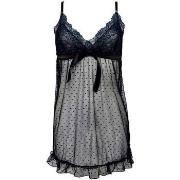 Pyjamas / Chemises de nuit Brigitte Bardot Nuisette noir Coquetterie