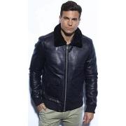 Veste Daytona MIRAGE FUR COW AIR MILLED BLACK