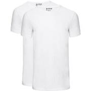 T-shirt Slater T-shirts Basique Lot de 2 Blanc