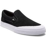 Chaussures de Skate DC Shoes MANUAL SLIP OP black white