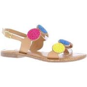 Sandales Woz Lejade Sandales Femme Jaune multicolore