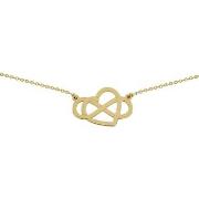 Collier Brillaxis Collier coeur et infini 18 carats