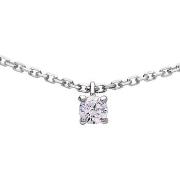 Collier Brillaxis Collier solitaire or 18 carats oxyde griffes