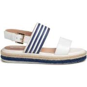 Sandales Geox white blue casual open sandals