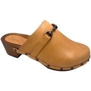 Sandales Semerdjian - Mules Sabot ZUCCA Camel