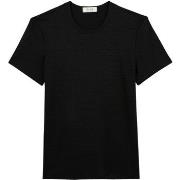T-shirt Achel Par Lemahieu T-shirt col rond homme noir