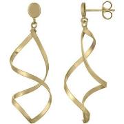 Boucles oreilles Brillaxis Boucles d'oreilles double spirale or