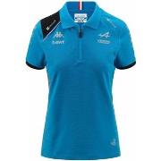 T-shirt Kappa Polo Acrew BWT Alpine F1 Team 2023 Bleu