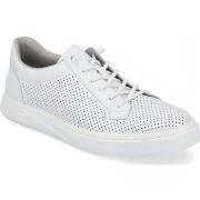 Baskets basses Rieker white casual closed sport shoe