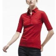 T-shirt Lacoste Polo Femme rouge