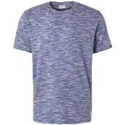 T-shirt No Excess T-Shirt Mélangé Bleu