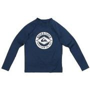 Ensembles enfant Quiksilver TEE-SHIRT BREAKTIME RASH LS BOY - NAVY BLA...