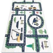 Tapis Rugsx Tapis lavable BAMBINO 2223 Ruelles, voitures pour 120x170 ...