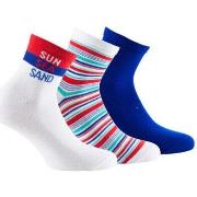 Chaussettes Kindy Lot de 3 paires de socquettes en coton "Sun, Sea, Sa...