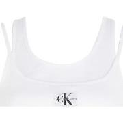 T-shirt Calvin Klein Jeans Debardeur Ref 60251 YAF Blanc