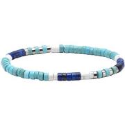 Bracelets Sixtystones Bracelet Perles Heishi 4mm Lapis -Medium-18cm