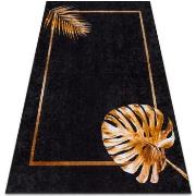 Tapis Rugsx Tapis lavable MIRO 51518.805 Feuilles, cadre antid 160x220...