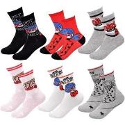 Chaussettes enfant Miraculous Pack de 6 Paires 4647