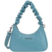 Sac a main LANCASTER Sac porte epaule Ref 57143 bleu stone 24