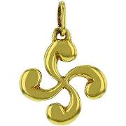 Pendentifs Bijoux Basques Pendentif croix basque or jaune 18 carats 8m...