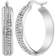 Boucles oreilles Sc Crystal B4175-ARGENT