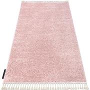 Tapis Rugsx Tapis BERBER 9000 rose Franges berbère marocain 160x220 cm