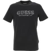 T-shirt Guess Ss cn rubber logo tee