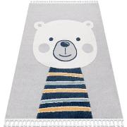 Tapis Rugsx Tapis YOYO GD50 gris/blanc - Ours en 120x170 cm