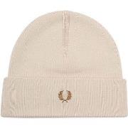 Casquette Fred Perry Bonnet Laine Beige Clair