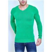 Pull Kebello Pull manches longues col V Vert H