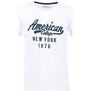 T-shirt enfant American College TEE-SHIRT JUNIOR - WHITE - 10 ans